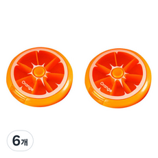 itgom 水果藥盒 柳橙, 6個