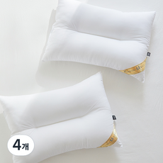 ARPEGGIO BASIC Ultra Fill超細纖維頸椎型枕芯, 白色, 4個