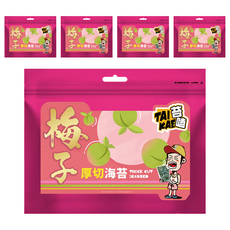苔嗑 厚切海苔 梅子風味, 45g, 5包