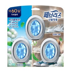 febreze 風倍清 鞋櫃用 置放型 清新棉 正裝 3入, 18.9ml, 1個
