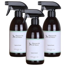 3프로편백오일수 새집증후군 냄새 탈취 3%​ 피톤치드 편백오일수, 3개, 500ml