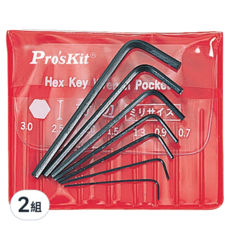 Pro'sKit 寶工 迷你六角扳手 7支組, 2組