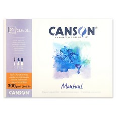 康頌montval水彩墊, 單色