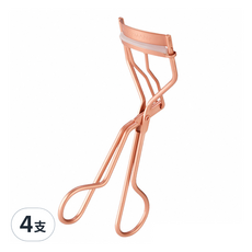 TWEEZERMAN 專業睫毛夾 附3個替換墊, 玫瑰金, 4支