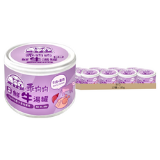 BTD 無膠鮮牛犬湯罐, 牛肉 + 雞肉, 180g, 12罐