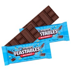 FEASTABLES Mr.Beast牛奶脆巧克力, 2個, 60g