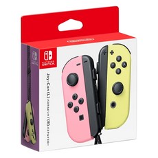 Nintendo 任天堂 SWITCH Joy-Con 左右手控制器, 淡雅粉紅 + 淡雅黃, 1組