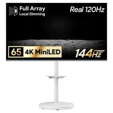 더함 4K UHD Mini LED 구글 스마트 TV + 삼탠바이미 스탠드 울트라 세트 방문설치, 165cm(65인치), UG651MINILED-SMART-GAMING144-24T1, 거치대형