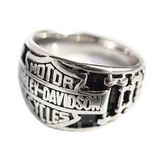 noid-b 男款 醫療鋼哈雷摩托車鑄造戒指