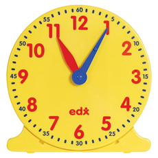 edx education 學生用12小時教學模型時鐘 直徑11cm, 1個