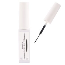 아이빛 네일아트 컬러 라인 젤네일, 02 블랙, 10ml, 1개