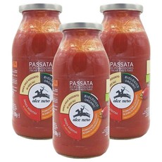 알치네로 유기농 농축 토마토소스, 500g, 3개