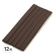 앙앙 코튼캔디 바이어스테이프 10mm, 21 브라운, 12개