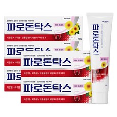 파로돈탁스 허브 프레쉬 치약, 100g, 5개