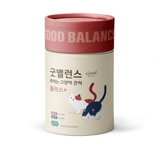 굿밸런스 짜먹는 고양이 간식 플러스 60p, 참치 + 연어, 1개, 360g