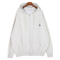 Freestyle 男款棉質寬鬆亞洲版長版開襟連帽拉鍊外套 HRMZ_천무열