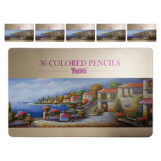 TiTi T Prime彩色鉛筆, 36色, 6個