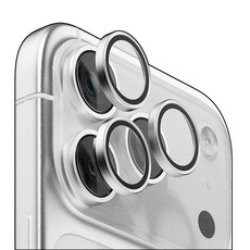 BIXO 防摔 iPhone 後置相機鏡頭環強化玻璃手機保護膜 + 配件指南 白色, 1套