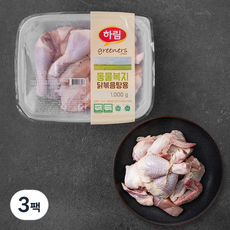 동물복지 인증 하림 greeners 닭 볶음탕용 (냉장), 1000g, 3개
