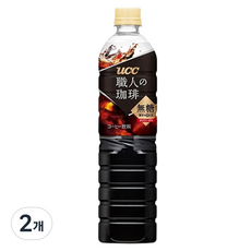 ucc 職人咖啡 黑咖啡, 900ml, 2個
