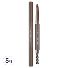 네이처리퍼블릭 바이플라워 아이브로우 오토펜슬 0.3g, 02 피칸 브라운, 5개