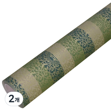 第一 唐草紋捲筒包裝紙, 卡其色, 2個