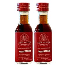 FOOD MASTER pure vanilla extract 純香草精 100ml, 2瓶