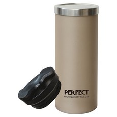 PERFECT 理想 極緻316真空雙蓋咖啡杯 580cc, 金色, 1個