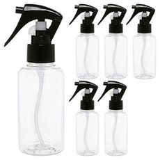 Glassdomae DT120 透明噴槍瓶, 透明(瓶身)+黑色(噴頭), 6瓶