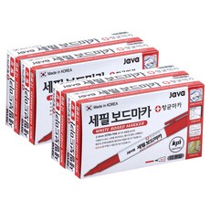 JAVAPEN 細字白板筆, 紅色, 48個