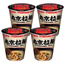 NISSIN 日清 屯京拉麵 東京豚骨湯味速食杯麵, 4入
