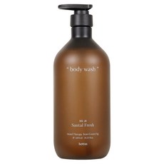 hetras. 飯店療癒沐浴乳 Santal Fresh, 1013ml, 1瓶