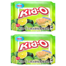 Kid-O 三明治餅乾 檸檬口味, 340g, 2袋