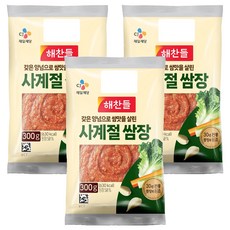 해찬들 사계절쌈장, 300g, 3개