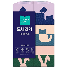 Mona Lisa Mini Plus 抽取式面紙 100%天然紙漿, 12盒, 1組