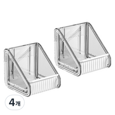 免鑽孔洗滌劑多用途掛架 SH172, 4個, 灰色