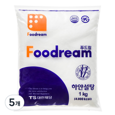 Foodream 白糖, 1kg, 5包