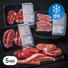 6다이닝 이베리코 황제살 180g + 항정살 180g + 목살 180g 세트 (냉동), 5세트