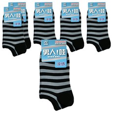 YABY 芽比 涼感條紋船型襪 經典圖案 百搭時尚