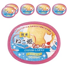 貓姬 成貓肉泥杯, 雞肉 + 銀魚, 60g, 6個