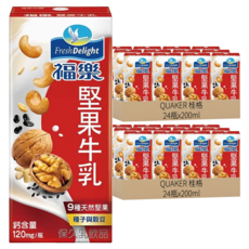 福樂 堅果牛乳, 48瓶, 200ml