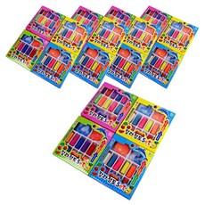 Jukebox 揉捏彩色黏土 4種 x 5入, 粉紅色 + 黃色 + 淺綠色 + 藍色