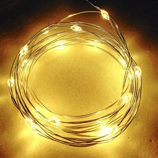 LED 20燈 USB/電池兩用銅線燈, 四彩, 1組