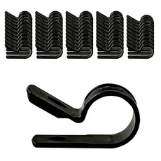 티라노타이 케이블 나일론 클램프, 50개, 블랙