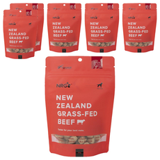 NRG+ 原味覺醒 犬用原肉凍乾生食餐, 優質肉類, 冷凍乾燥, 不怕過敏, 紐西蘭草飼牛肉, 草飼牛, 50g, 6包