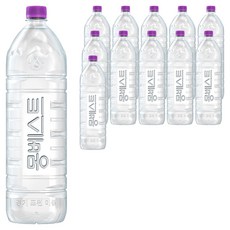몽베스트 위드어스 무라벨 생수, 2L, 12개