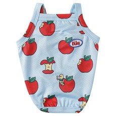 TUSTUS 狗狗網眼夏季背心T恤, 1個, 天空藍