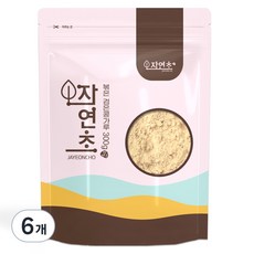 자연초 볶은 검은콩 가루, 6개, 300g