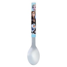 YAXELL DISNEY 銀離子卡通不鏽鋼湯匙 13cm, 冰雪奇緣 銀色, 不鏽鋼湯匙, 1個