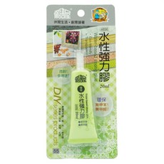 國森 修繕屋 4856水性強力膠20ml，環保無毒透明快乾，適用紙張布料木材，手工藝DIY必備, 1入